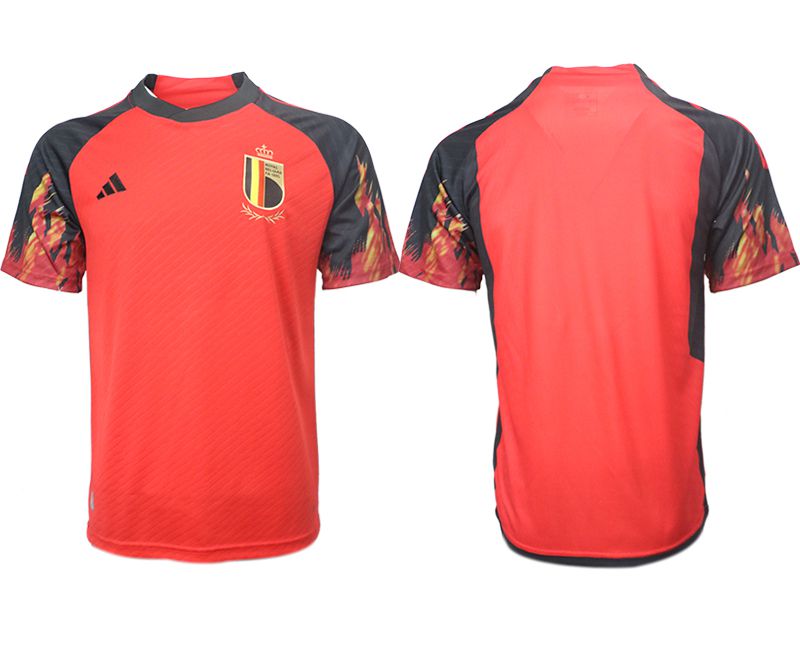Cheap Men 2022 World Cup National Team Belgium home aaa version red blank Soccer Jerseys